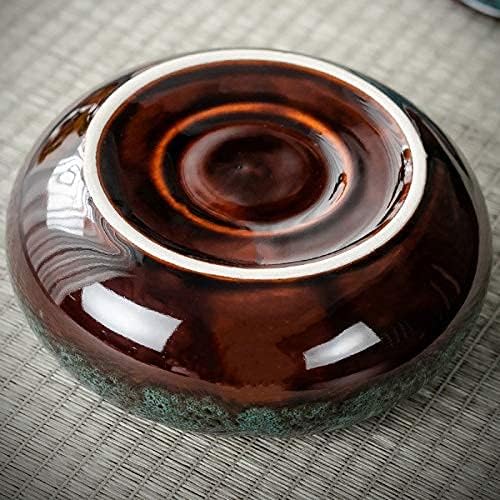Stylish Windproof Ceramic Ashtray – Perfect for Home & Outdoors! 🏡