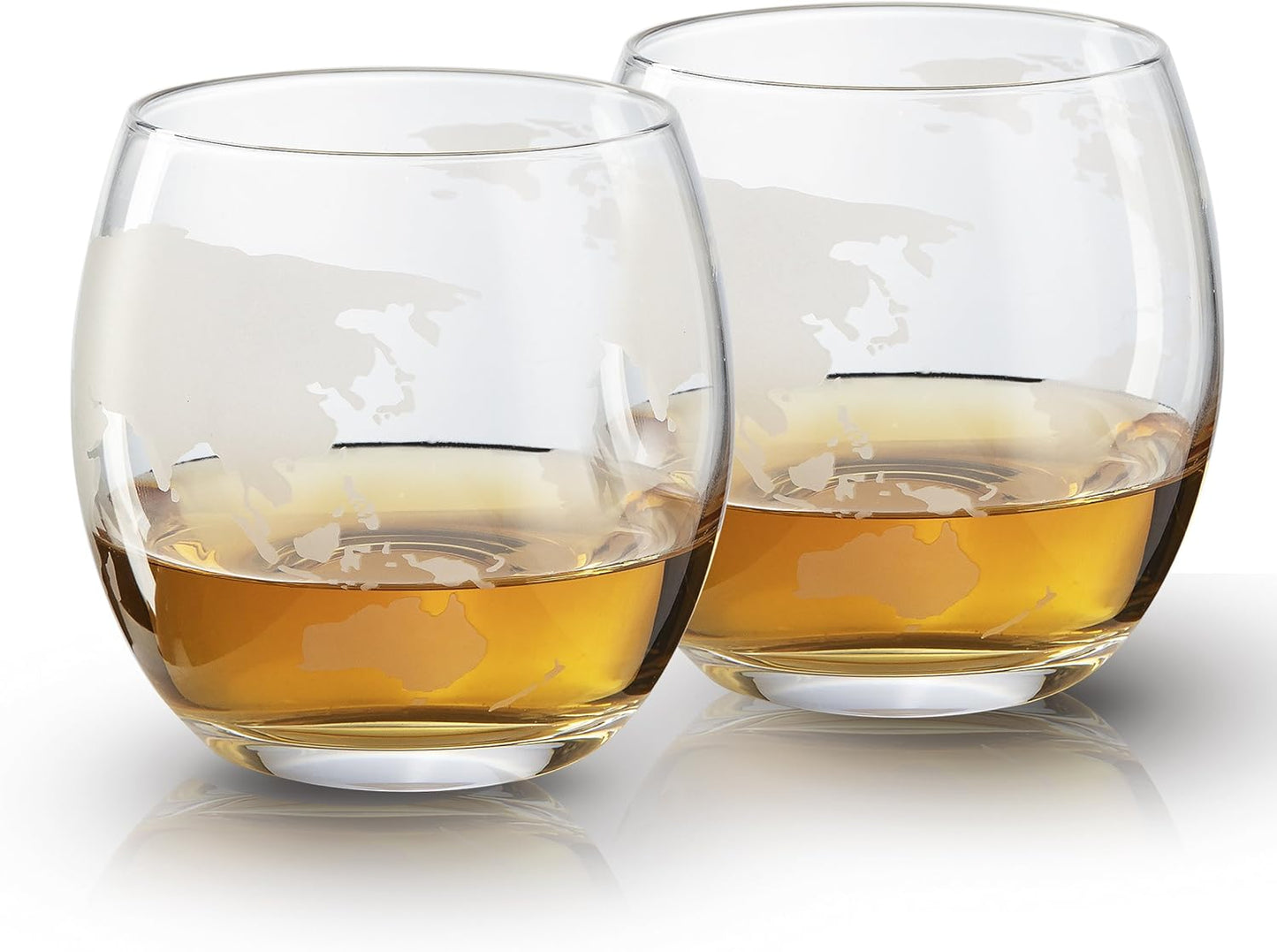 Etched World Whiskey Globe Decanter – Elegant Home Bar & Gift Idea 🌍