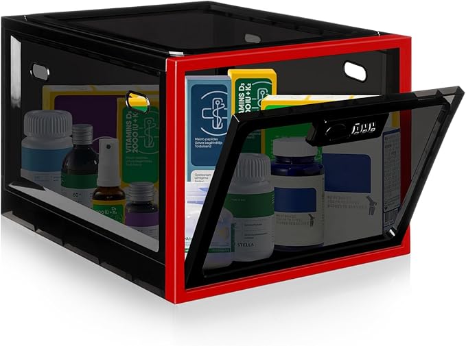 Keep Your Valuables Safe – Lockable Storage Box for Home & Office! 🏡