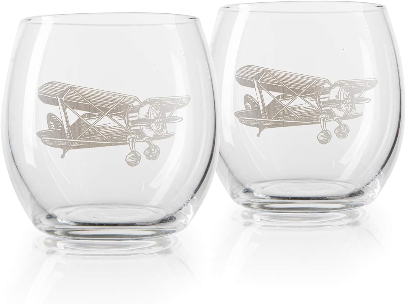 Airplane Whiskey Decanter Set – Vintage Style Home Bar Gift ✈️
