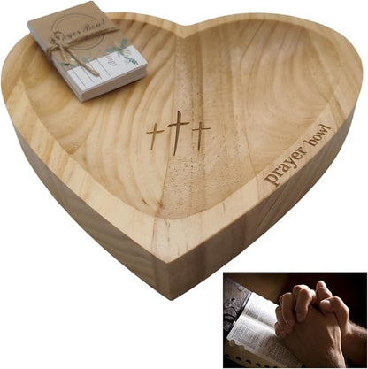 Bring Peace & Positivity Home with the Heart Engraved Prayer Bowl!