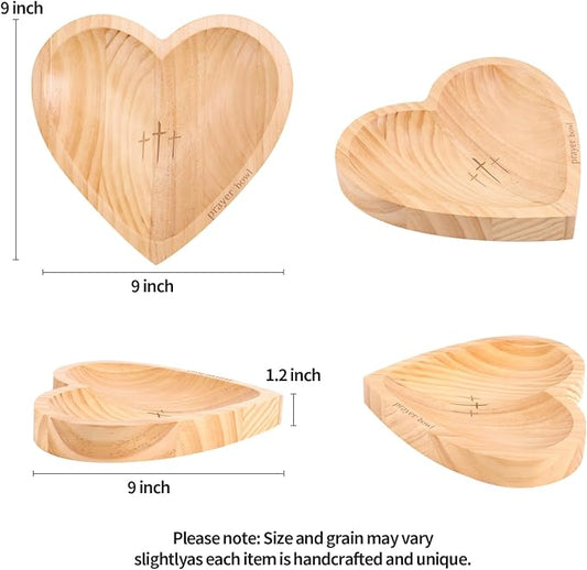 Bring Peace & Positivity Home with the Heart Engraved Prayer Bowl!