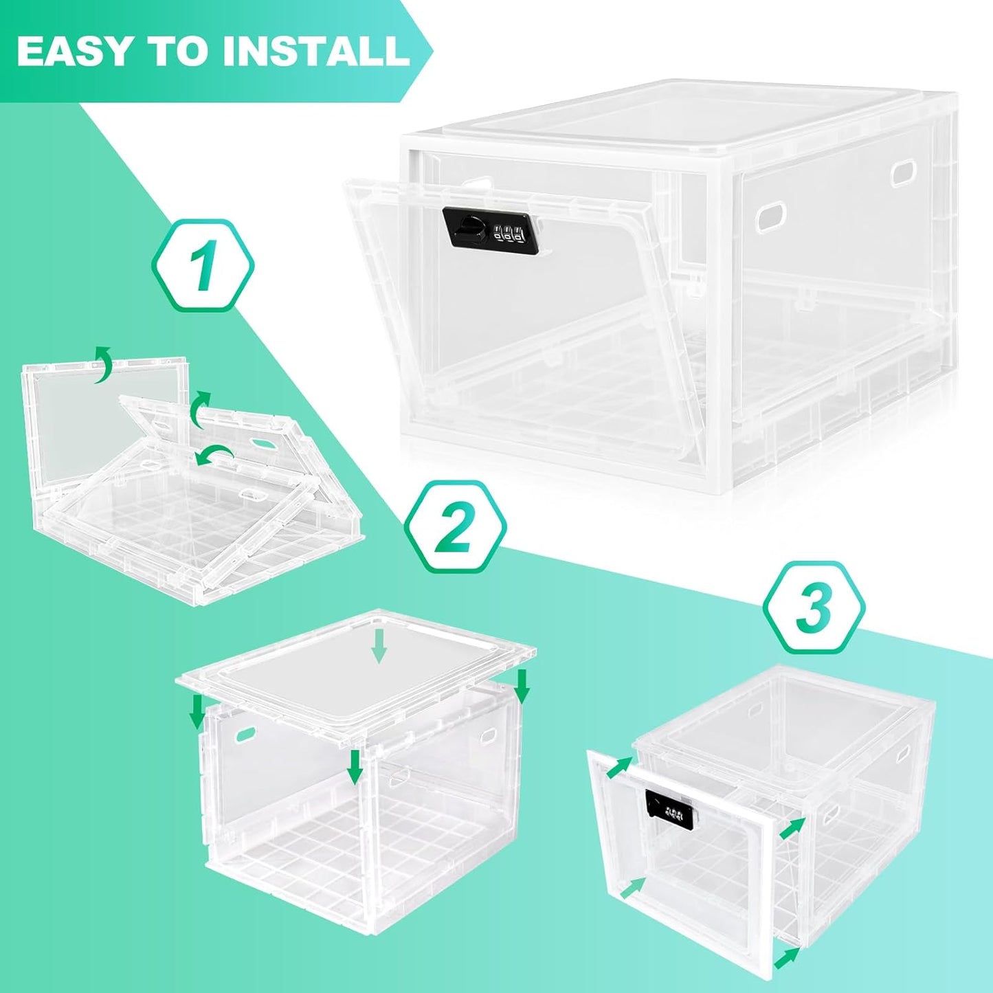 Keep Your Valuables Safe – Lockable Storage Box for Home & Office! 🏡