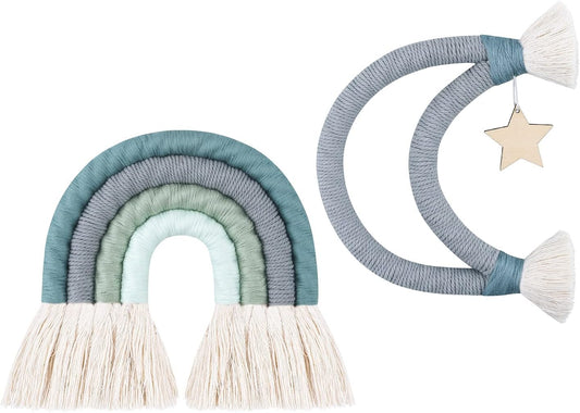 Rainbow Hanging Macrame – Handmade Wall Decor for Colorful Homes
