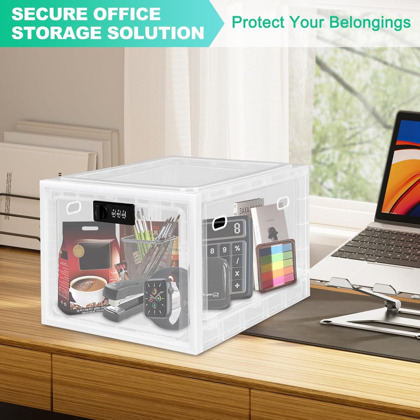 Keep Your Valuables Safe – Lockable Storage Box for Home & Office! 🏡