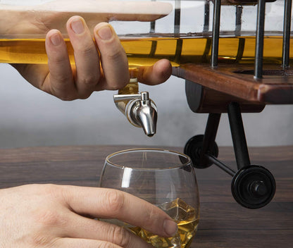 Airplane Whiskey Decanter Set – Vintage Style Home Bar Gift ✈️