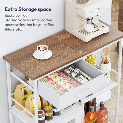 Elevate Your Home with a Stylish Multi-Purpose Coffee Cabinet! 🏡